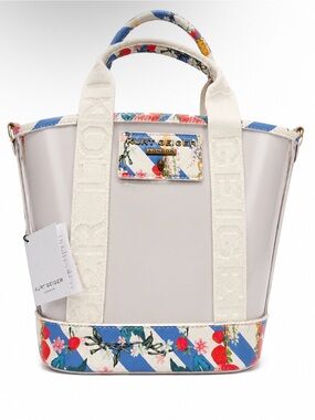 Kurt Geiger Small Hampstead Clear Vinyl Tote w/Matching Pouch